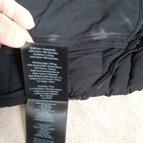 Mackage  Goose Down Jacket - Black XXS - Preowned -EUC - Picture 9 of 10